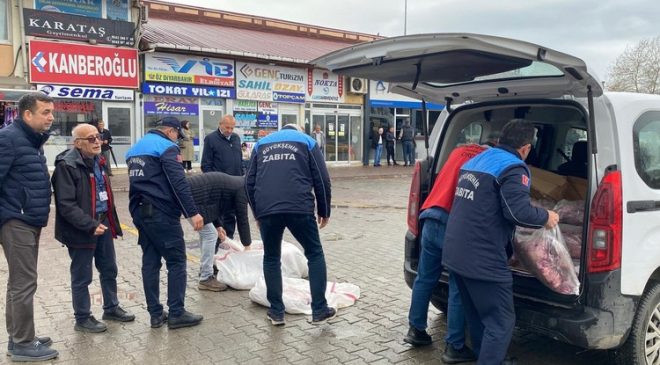 Fatsa Otogarı’nda 200 kilogram kaçak et ele geçirildi